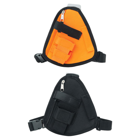 Two Way Radio Chest Pack Two Way Radio Pouch for Construction Sites Climbing Orange