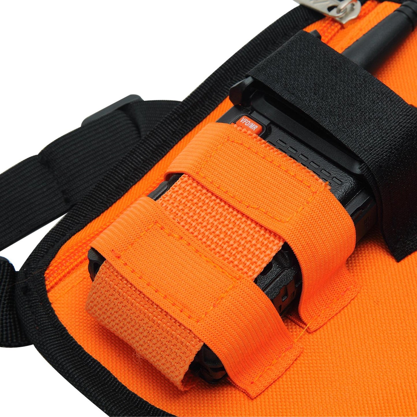 Two Way Radio Chest Pack Two Way Radio Pouch for Construction Sites Climbing Orange