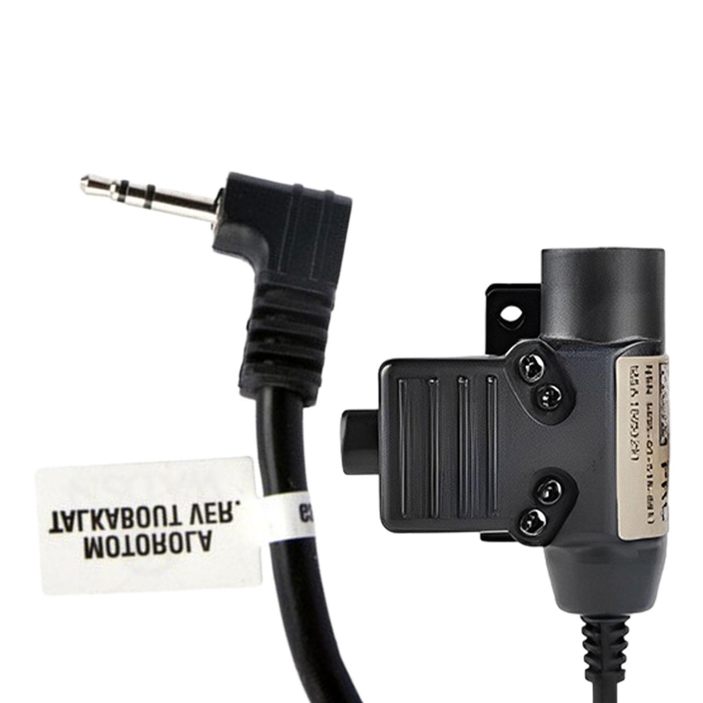 Military Plug Headset U94 PTT Durable Plug Accessory for Motorola Attachment M1
