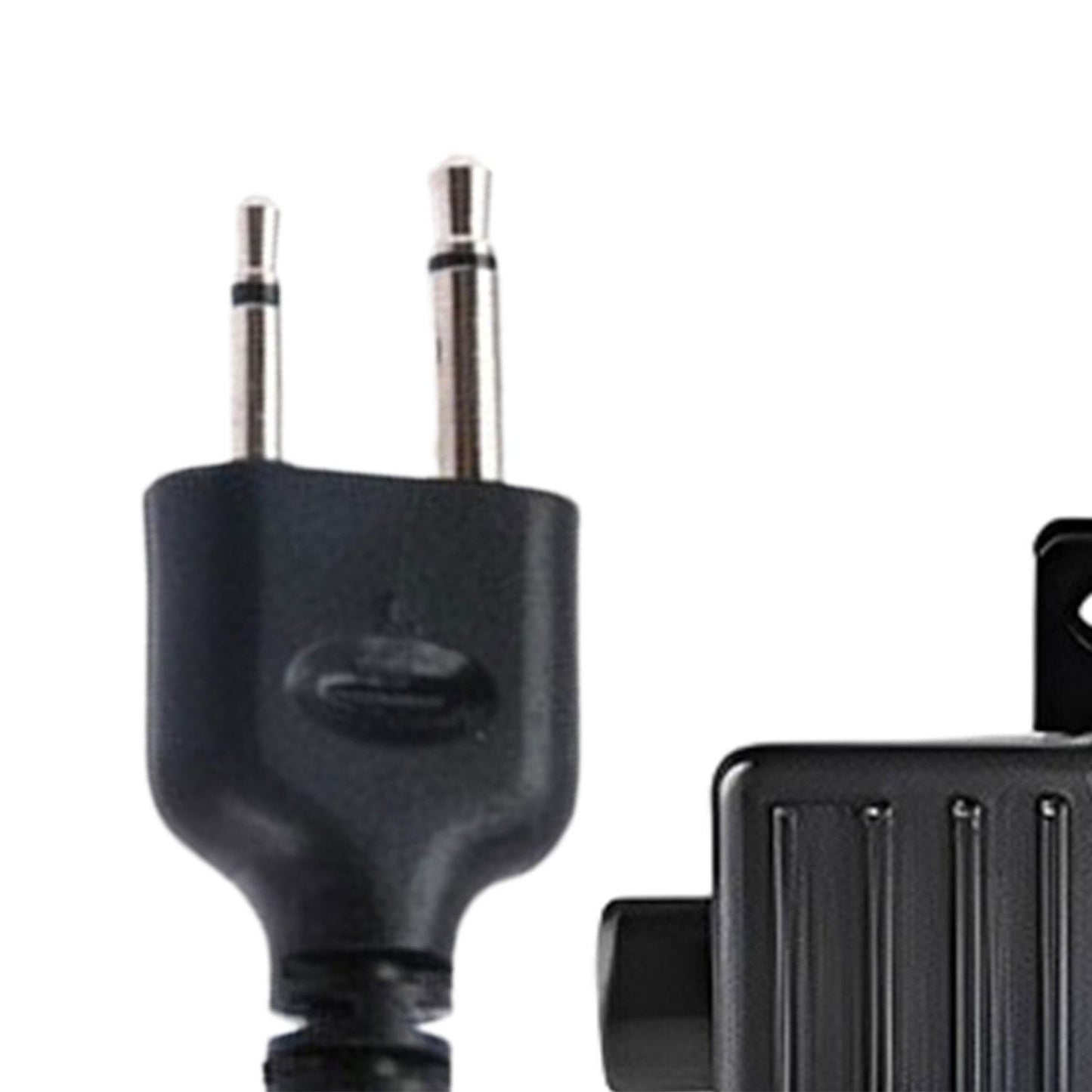 U94 PTT System Adapter 2 Pin Headset Walkie Talkie Connector for Icom Radio