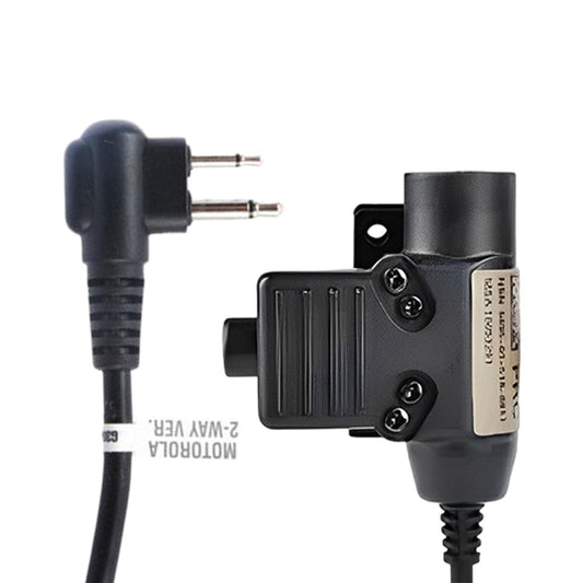 U94 PTT Adapter High Performance Parts for Motorola M2 Black