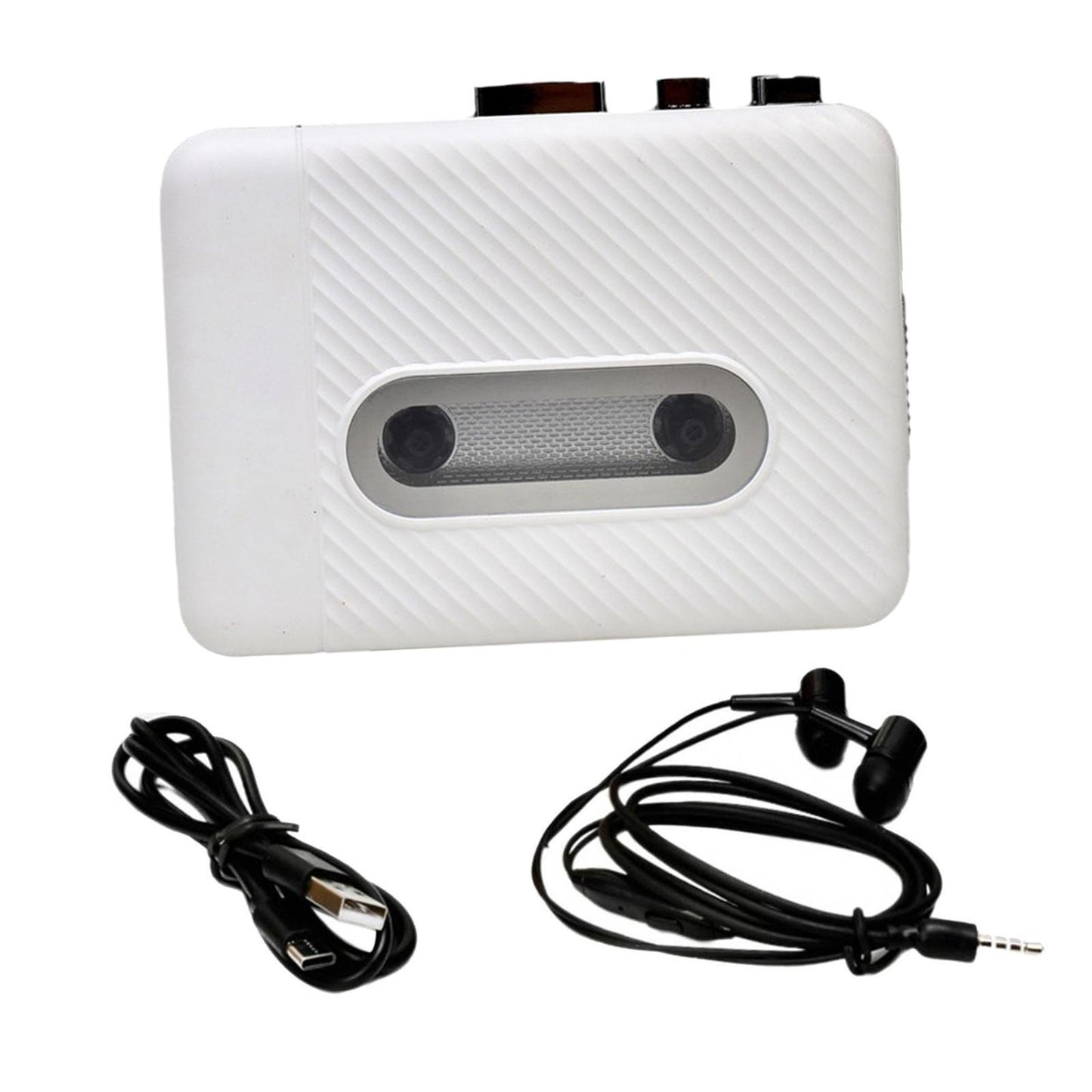 Cassette Player with Headphones Lightweight Design Record Players