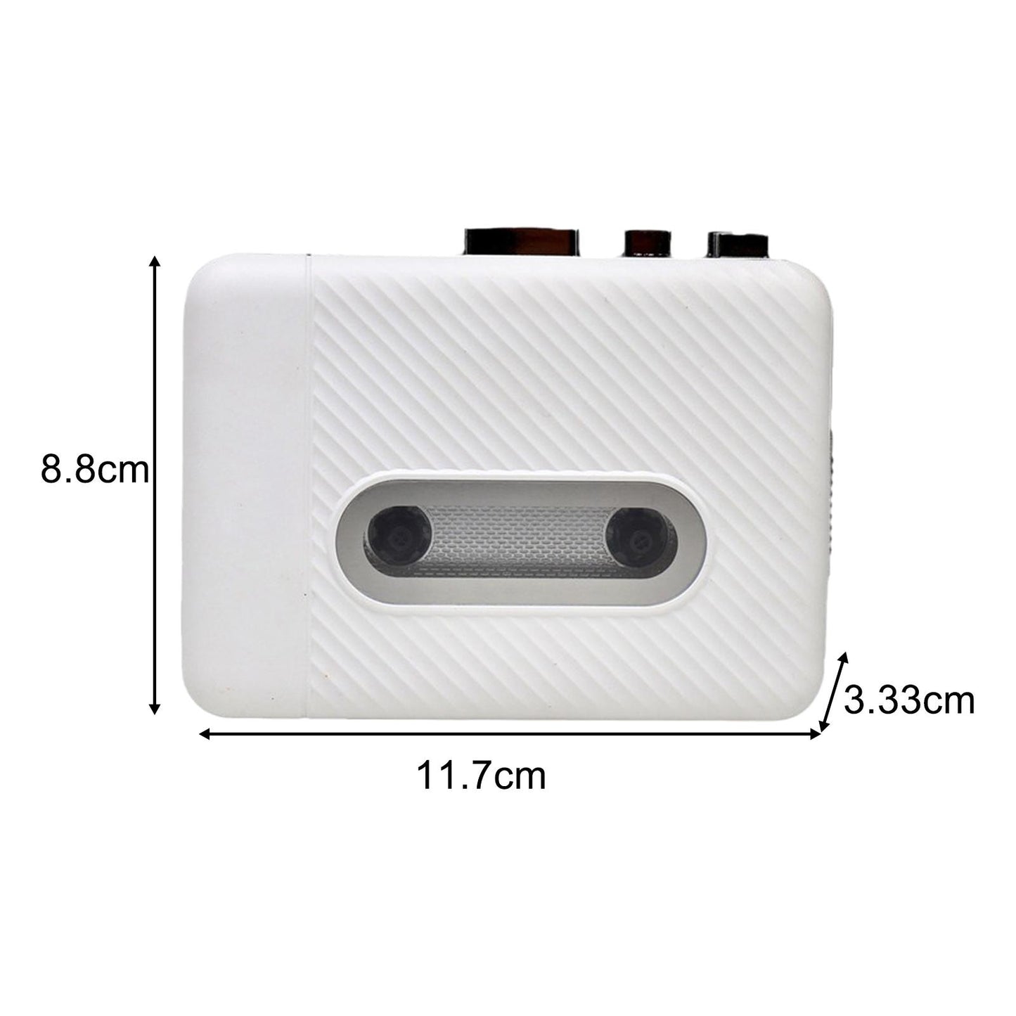 Cassette Player with Headphones Lightweight Design Record Players