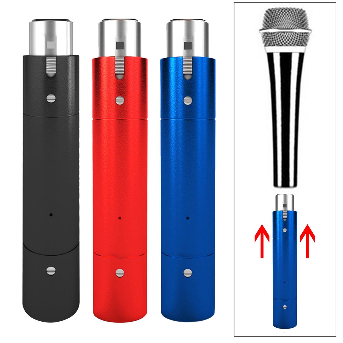 Dynamic Microphone Amplifier Low Noise for Recording Singing black