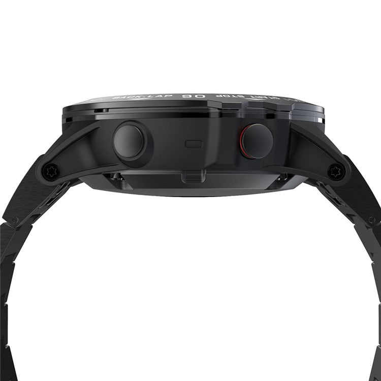 Stainless Steel Watch Bezel (Type B) for Garmin Fenix 5X/5x Plus - Black/White