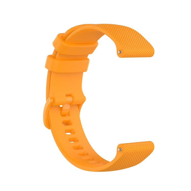 22mm Silicone Smart Watch Replacement Strap for Garmin Vivoactive 4 - Orange