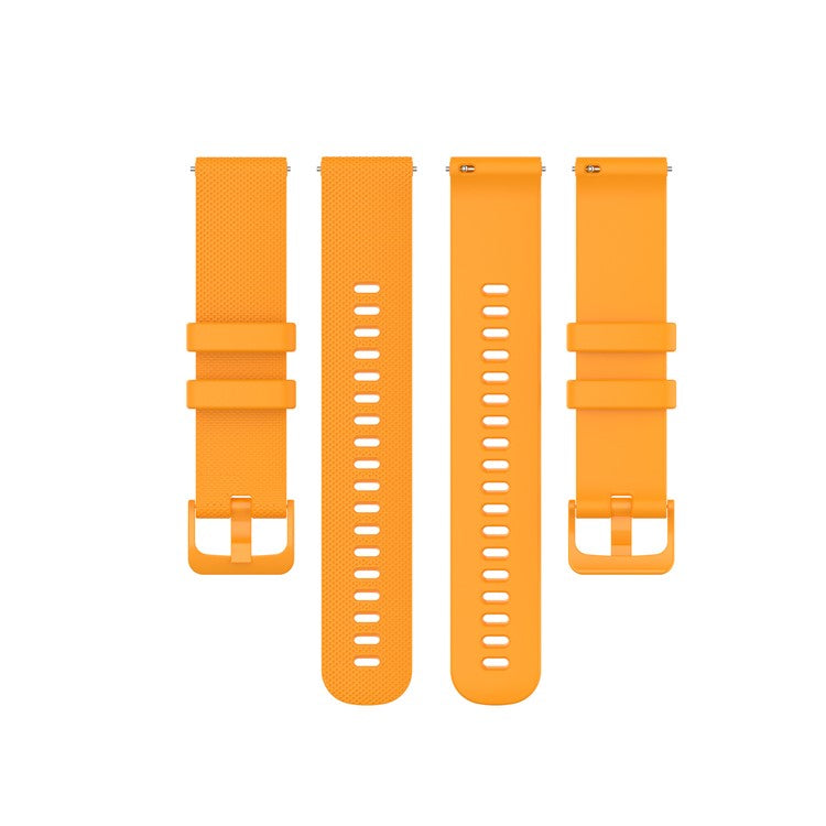 22mm Silicone Smart Watch Replacement Strap for Garmin Vivoactive 4 - Orange