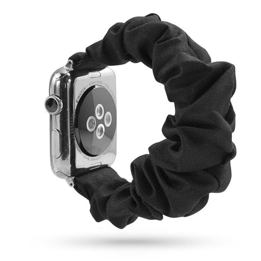 Pattern Printing Cloth Wrist Bracelet Strap for Apple Watch Series 10 42mm / 9 8 7 41mm / SE (2023) SE (2022) SE 6 5 4 40mm / 3 2 1 38mm - Style A
