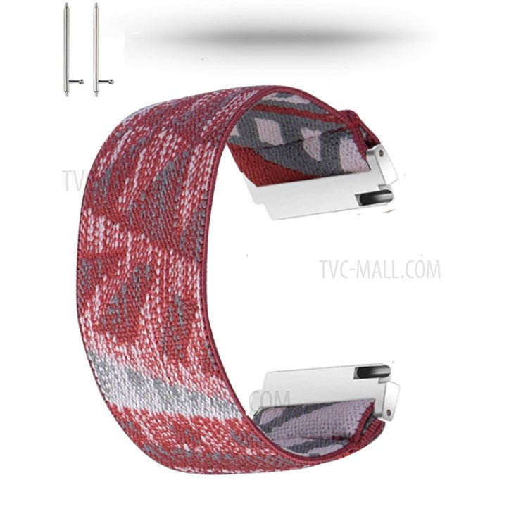 22mm Colorful Nylon Watch Band for Huawei Watch GT 2e/GT/GT 2 46mm  - Wine Red