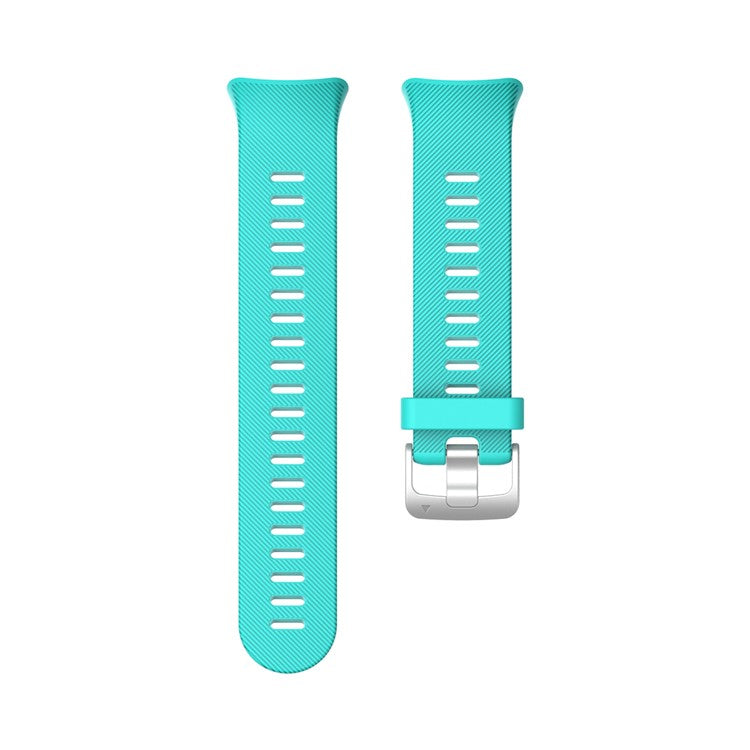 Silicone Smart Watch Replacement Strap for Garmin Forerunner 45 - Cyan