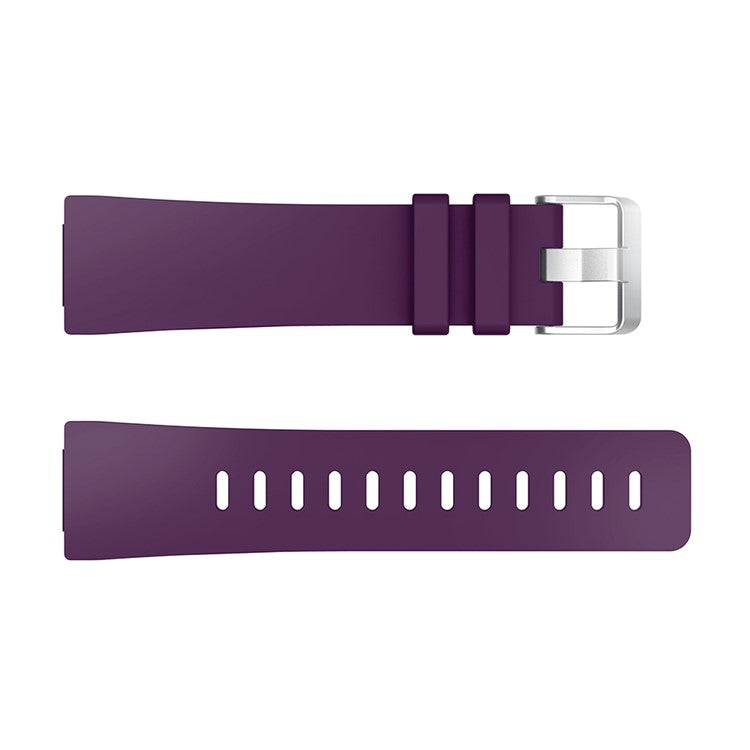 Silicone Smart Watch Strap [Large Size] for Fitbit Versa Lite/Versa/Versa 2 - Purple