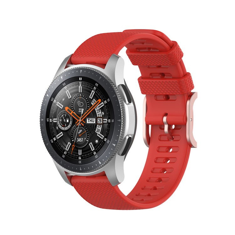 Dot Pattern Silicone Smart Watch Band 22mm for Samsung Galaxy Watch3 45mm/Galaxy Watch 46mm - Red