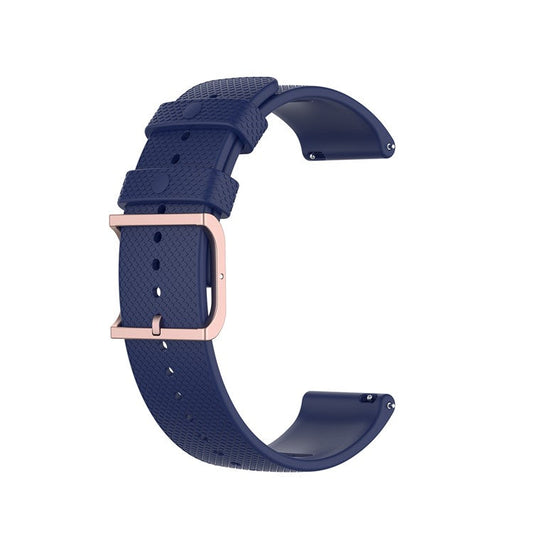 Dot Pattern Silicone Smart Watch Band 22mm for Samsung Galaxy Watch3 45mm/Galaxy Watch 46mm - Dark Blue