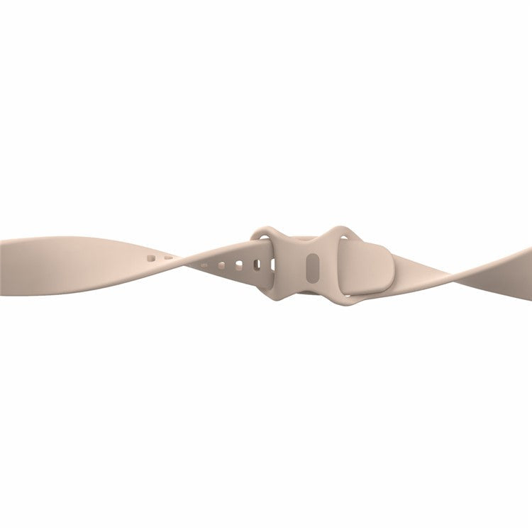 22.5mm Soft Silicone Watch Band Wrist Strap Replacement for Fitbit Versa 3 / Sense [Size: S] - Light Pink