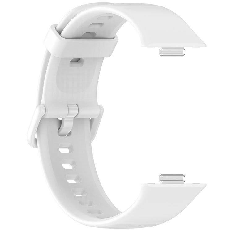 For Huawei Watch Fit 3 Replacement Wrist Band Soft Silicone Watch Strap - White