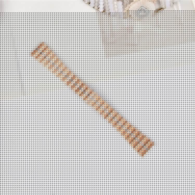 For Huami Amazfit GTS 3 Line Design Wrist Band 1-Bead Stainless Steel Watch Strap - Rose Gold+Silver