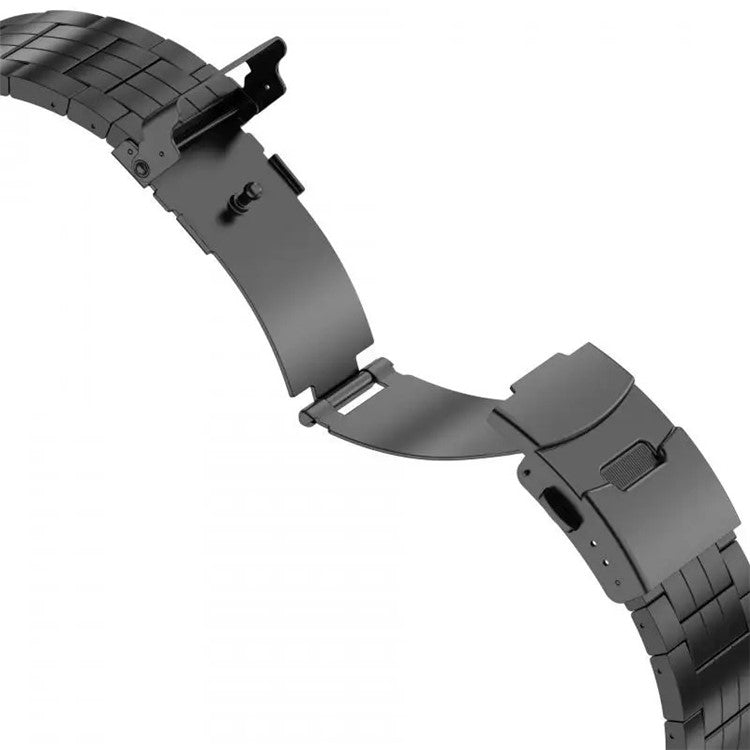 For Apple Watch Series 10 42mm / 9 8 7 41mm / SE (2023) SE (2022) SE 6 5 4 40mm / 3 2 1 38mm Watch Strap 5-Bead Titanium Alloy Bracelet -Titanium