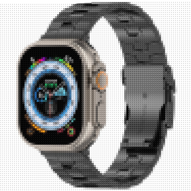 For Apple Watch 10 46mm / Ultra 2 / Ultra 49mm / 9 8 7 45mm / SE (2023) SE (2022) SE 6 5 4 44mm / 3 2 1 42mm Titanium Alloy Strap Rice Spike Design - Black