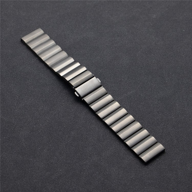For Huawei Watch GT4 / Xiaomi Mi Watch / Samsung Titanium Alloy Watch Strap 22mm - Grey