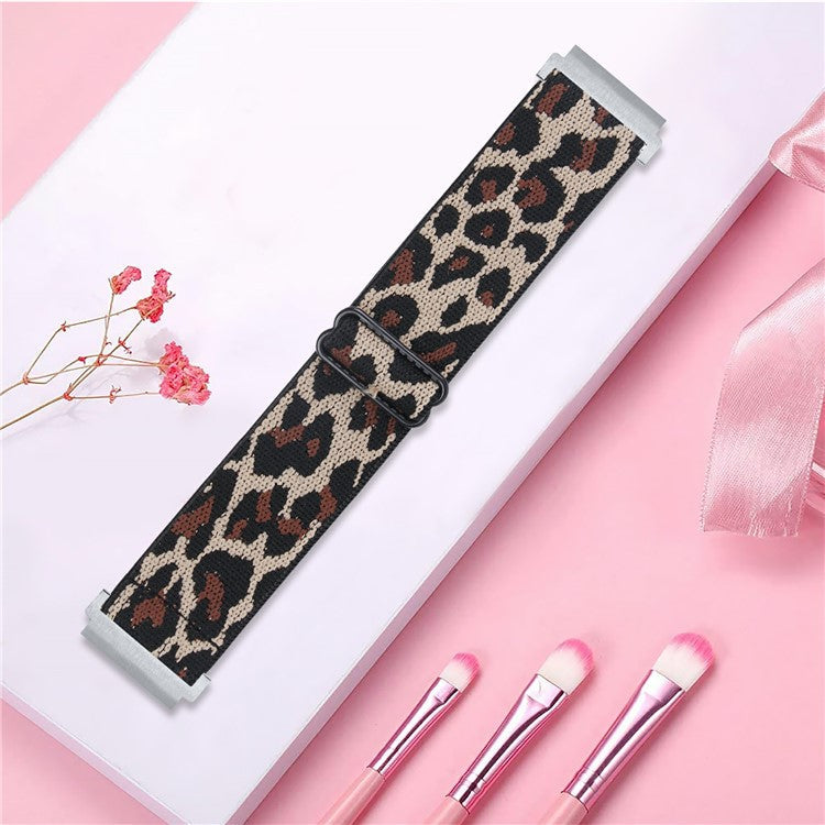 For Garmin Vivomove 3 / GarminMove 3 20mm Elastic Jacquard Fabric Watch Strap Replacement - 3