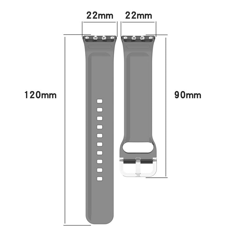For Samsung Galaxy Fit3 R390 TPU Watch Band Change Color Wrist Strap - Starry Purple
