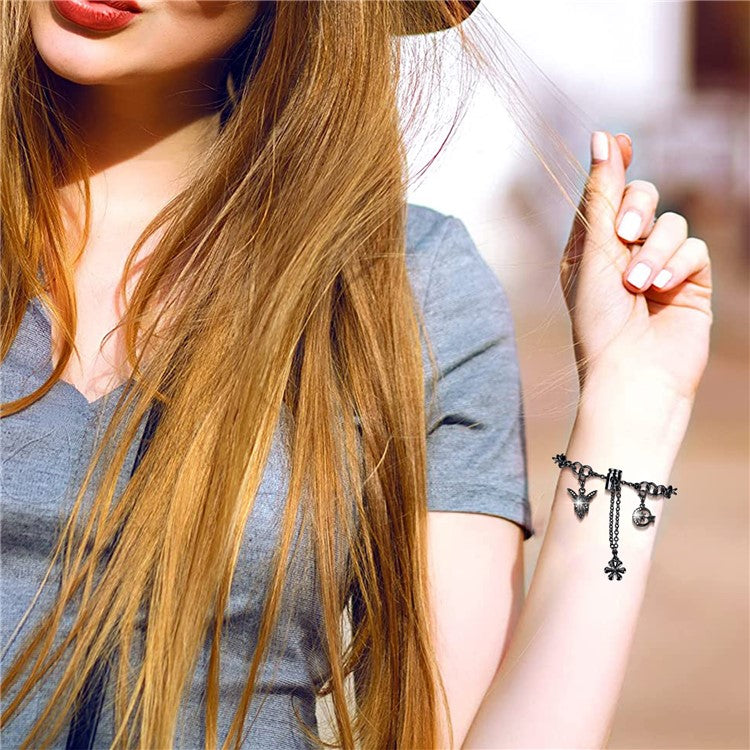 For Huawei Watch Fit 3 Pendants Design Rhinestones Decor Watch Strap Alloy Bracelet - Black