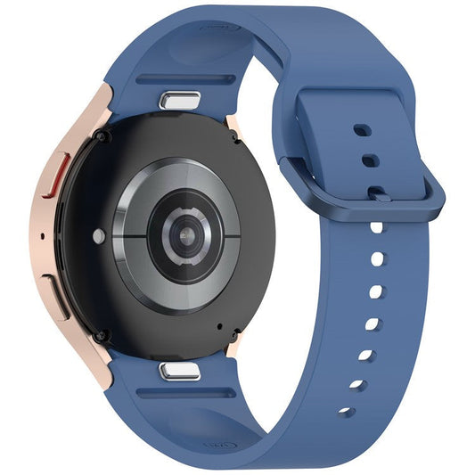 Watch Band for Samsung Galaxy Watch7/Watch FE/Watch6/Watch 5/Watch4 Silicone Wrist Strap - Indigo Blue