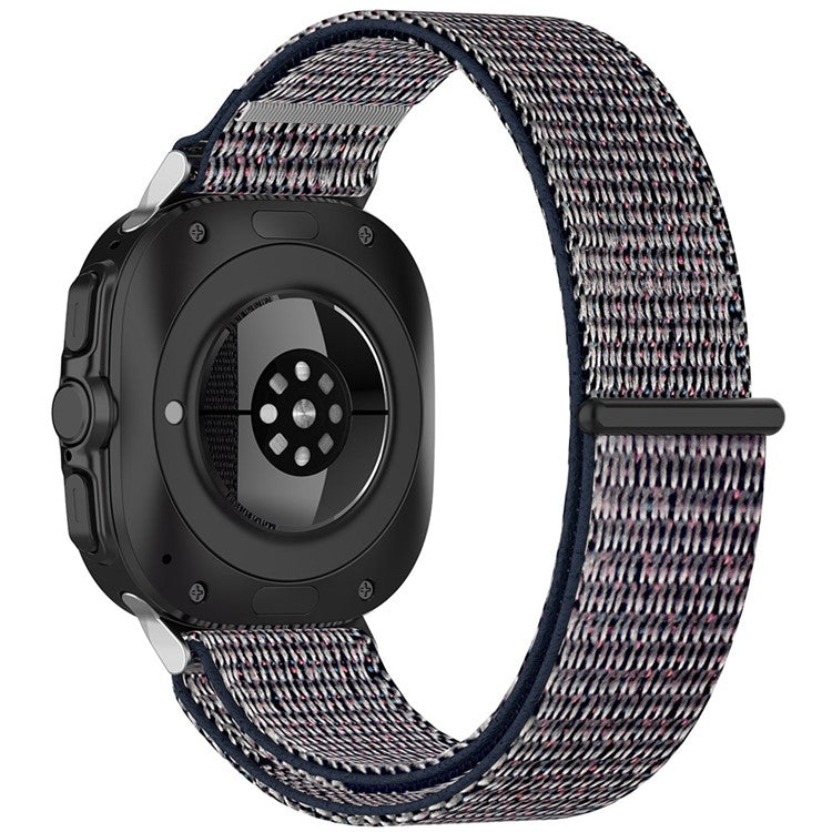 For Samsung Galaxy Watch Ultra 47mm Nylon Watch Strap Adjustable Wrist Band Replacement - Midnight Blue