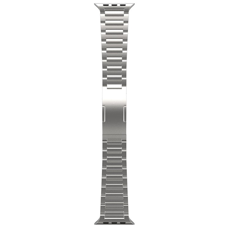 For Apple Watch Series 10 42mm / 9 8 7 41mm / SE (2023) SE (2022) SE 6 5 4 40mm / 3 2 1 38mm Titanium Alloy Band Replacement Watch Strap - Titanium