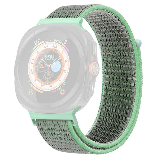 KALEBOL For Samsung Galaxy Watch Ultra 47mm Adjustable Braided Nylon Band Replacement Wrist  Strap - Aquamarine