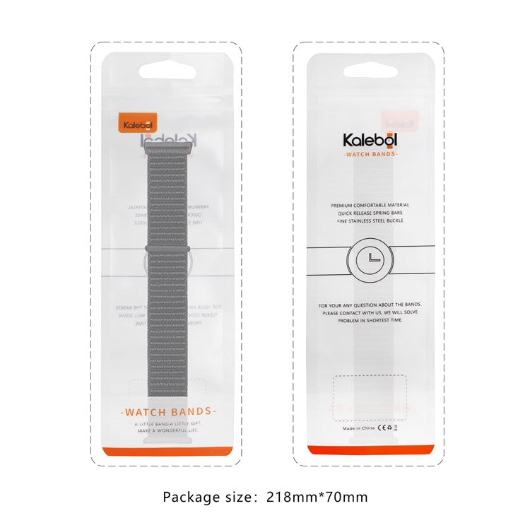 KALEBOL For Samsung Galaxy Watch Ultra 47mm Adjustable Braided Nylon Band Replacement Wrist  Strap - Aquamarine