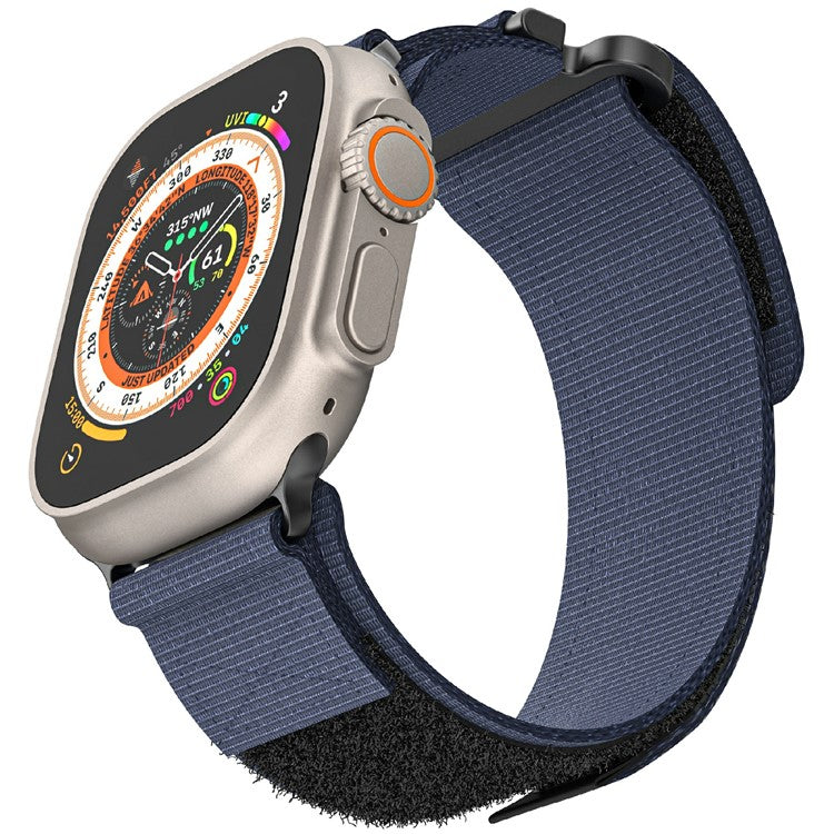 KALEBOL For Apple Watch 10 46mm / Ultra 2 / Ultra 49mm / 9 8 7 45mm / SE (2023) SE (2022) SE 6 5 4 44mm / 3 2 1 42mm Nylon Strap - Blue