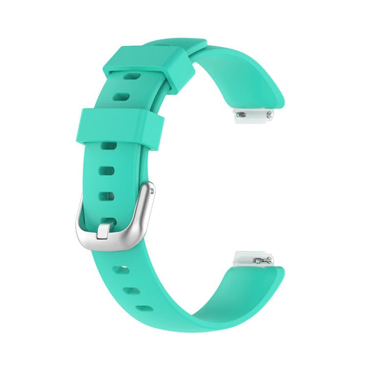 For Fitbit Inspire 2 TPE Smart Watch Replacement Strap [Size: S] - Cyan