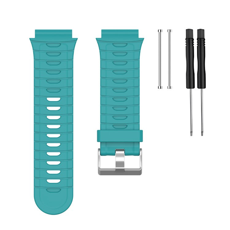 For Garmin Forerunner 920XT Watch Strap Silicone Band with Spring Bar and Screwdriver - Mint Green