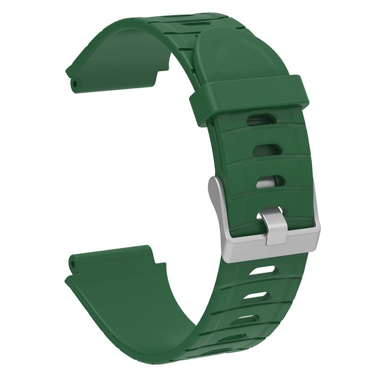 For Garmin Forerunner 920XT Watch Strap Silicone Band with Spring Bar and Screwdriver - Army Green