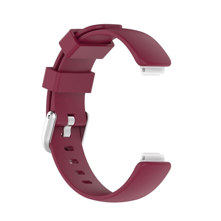 For Fitbit Inspire 2/Ace 3 TPE Smart Watch Replacement Strap [Size: L] - Wine Red