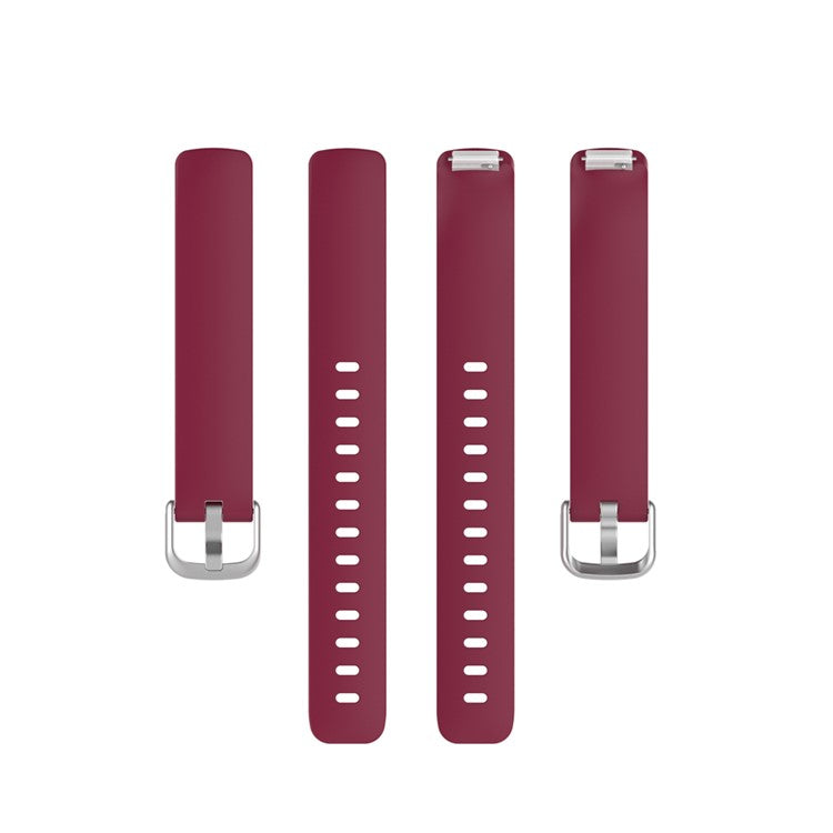 For Fitbit Inspire 2/Ace 3 TPE Smart Watch Replacement Strap [Size: L] - Wine Red