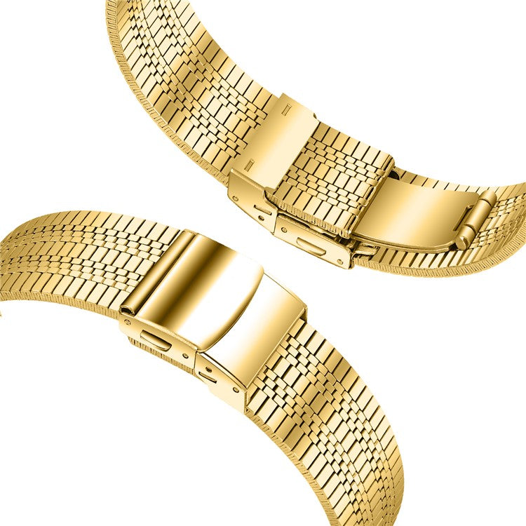 For Huawei Watch GT 2 46mm Replacement Band Stainless Steel Watch Strap - Gold