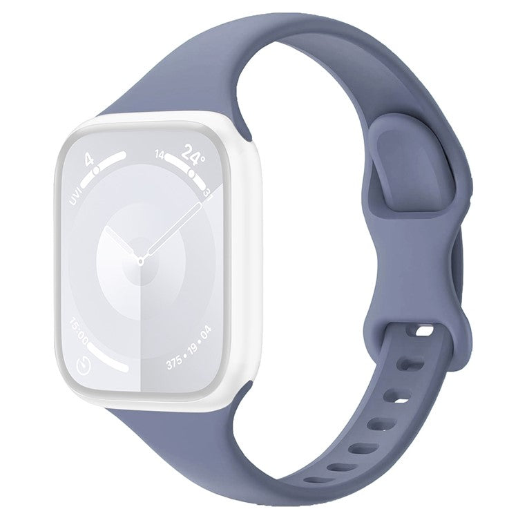 For Apple Watch 10 46mm / Ultra 2 / Ultra 49mm / 9 8 7 45mm / SE (2023) SE (2022) SE 6 5 4 44mm / 3 2 1 42mm Silicone Watch Band - Blue Grey