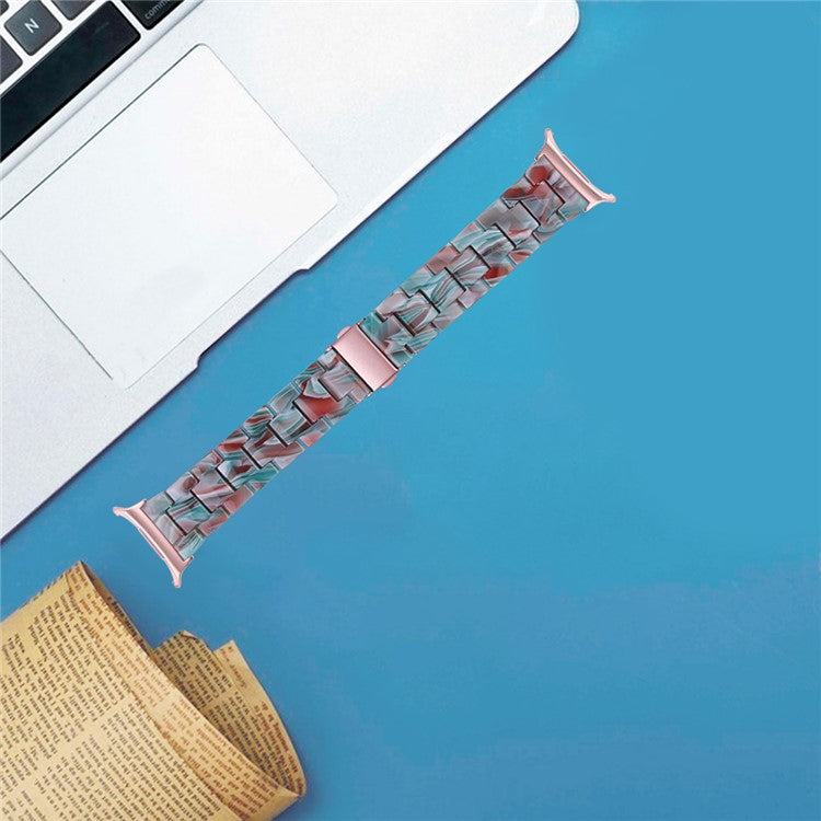 For Samsung Galaxy Watch Ultra 47mm Waterproof Resin Acrylic Watch Strap Buckle Design Wrist Band - Style I