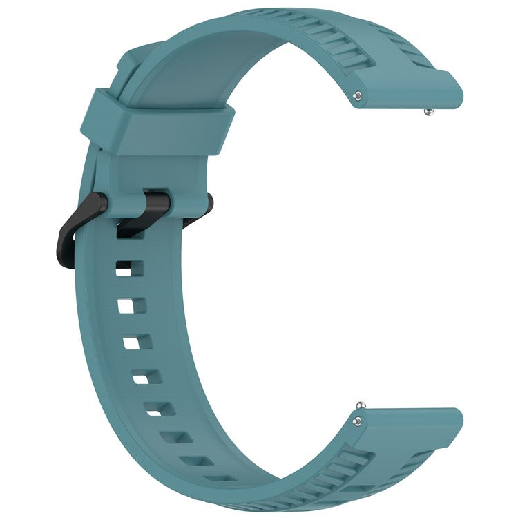 For Huawei Watch 4 / 4 Pro / GT 4 46mm Silicone Watch Strap 22mm Tire Texture Wrist Band - Cyan