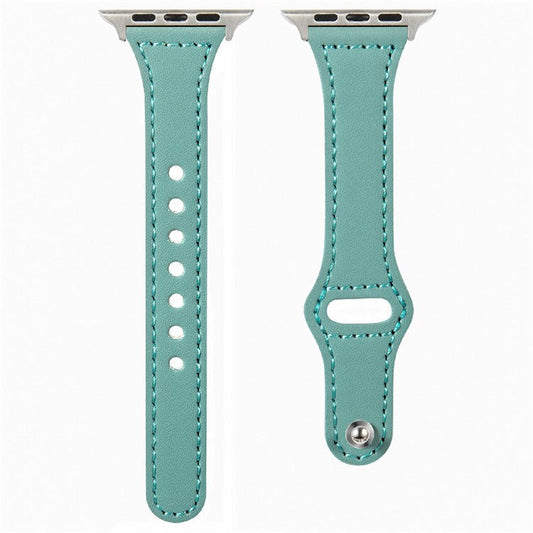 KALEBOL For Apple Watch 10 46mm / Ultra 2 / Ultra 49mm / 9 8 7 45mm / SE (2023) SE (2022) SE 6 5 4 44mm / 3 2 1 42mm Watch Strap, Small Buckle - Green