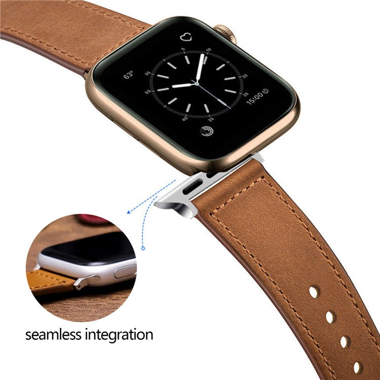 KALEBOL For Apple Watch 10 46mm / Ultra 2 / Ultra 49mm / 9 8 7 45mm / SE (2023) SE (2022) SE 6 5 4 44mm / 3 2 1 42mm Watch Strap, Large Buckle - Wine Red