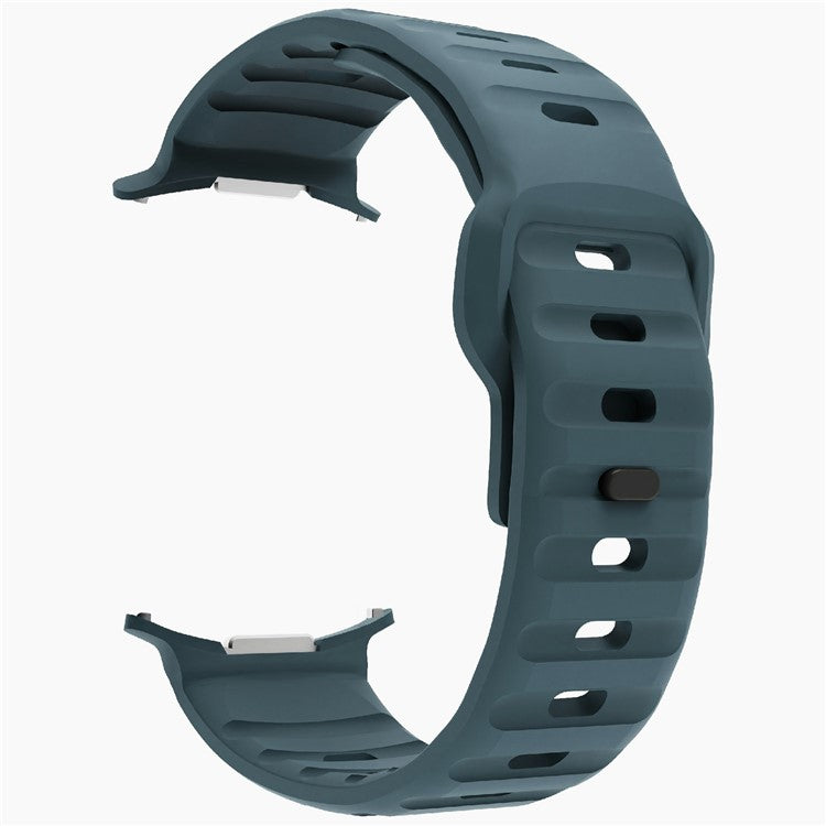 For Samsung Galaxy Watch Ultra 47mm Silicone Watch Band Breathable Sport  Watch Strap - Ocean Blue