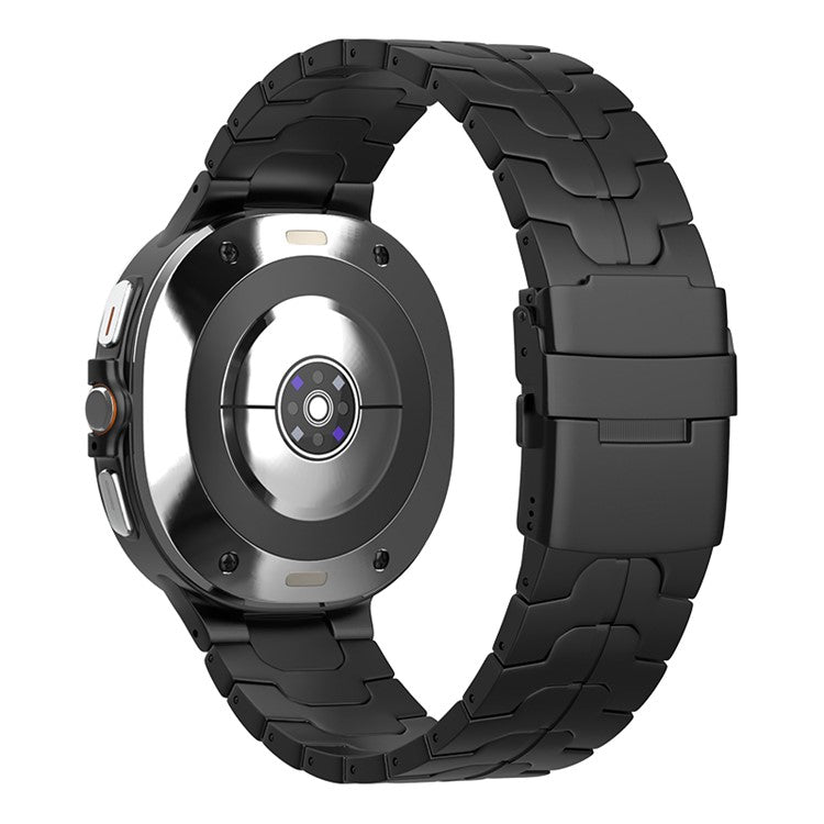 For Samsung Galaxy Watch Ultra 47mm Titanium Watch Strap Replacement Wristband - Black