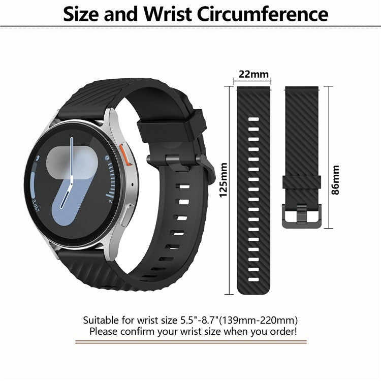 KALEBOL 22mm Silicone Band for Huawei Watch 4  /  4 Pro  /  GT 4 46mm Tire Pattern Watch Strap  - Wine Red