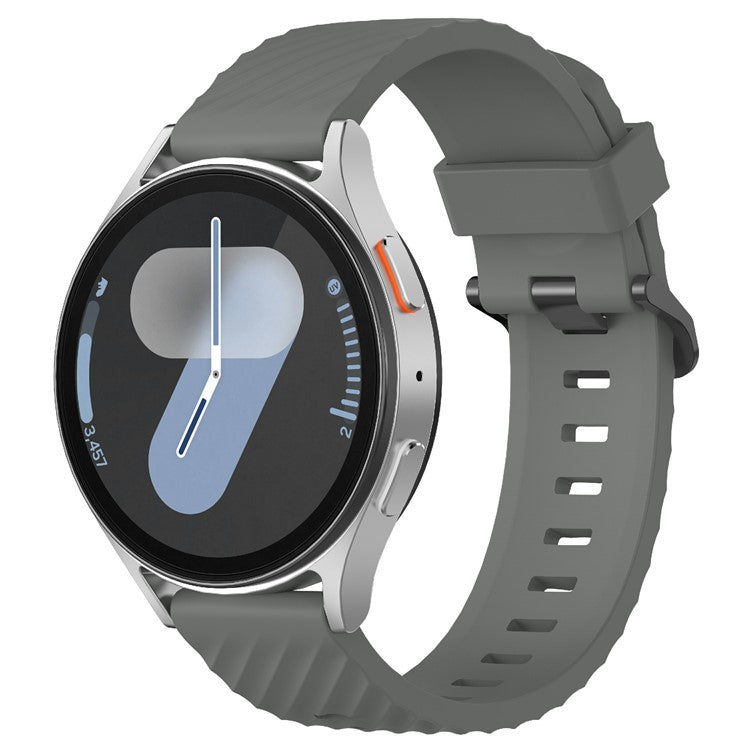 KALEBOL 22mm Silicone Band for Huawei Watch 4  /  4 Pro  /  GT 4 46mm Tire Pattern Watch Strap  - Grey