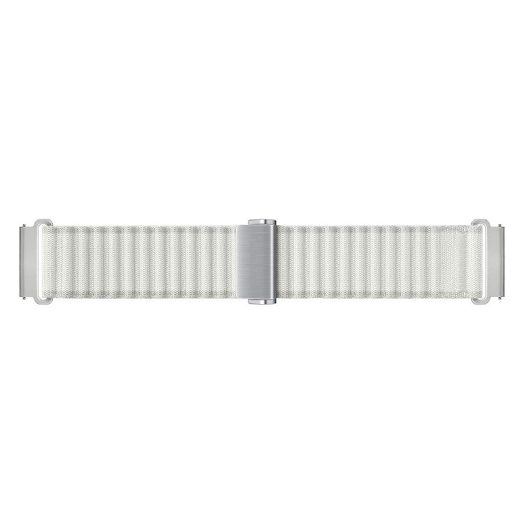 22mm Nylon Band for Huawei Watch 4 / 4 Pro / GT 4 46mm Wave Design Watch Strap - White