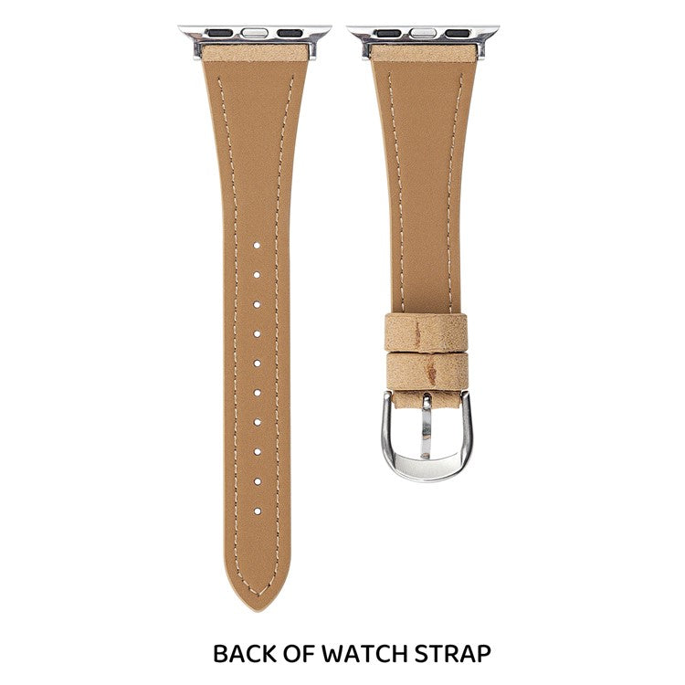Dog Pattern Leather Strap for Apple Watch Series 10 Ultra 9 8 7 SE 6 5 4 3 2 1 46mm 49mm 45mm 44mm 42mm - Dark Brown