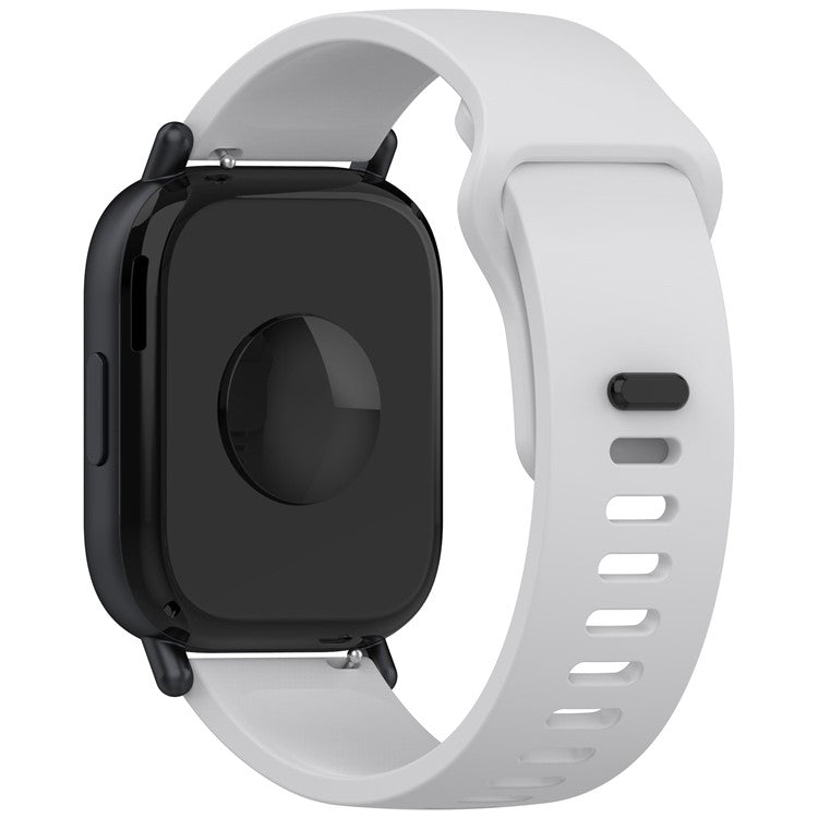 For Xiaomi Redmi Watch 5 Active / Watch 5 Lite Replacement Strap Soft Silicone Watch Band - Ivory White